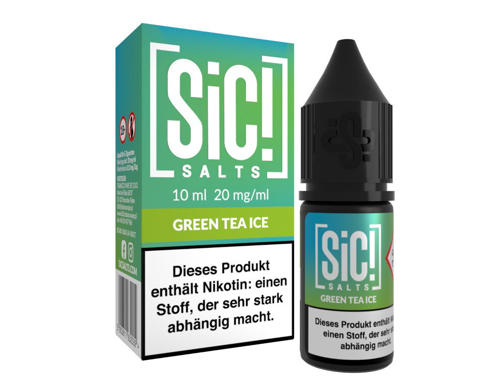 SiC! Salts - Nikotinsalz Liquid - Green Tea Ice - 20 mg/ml
