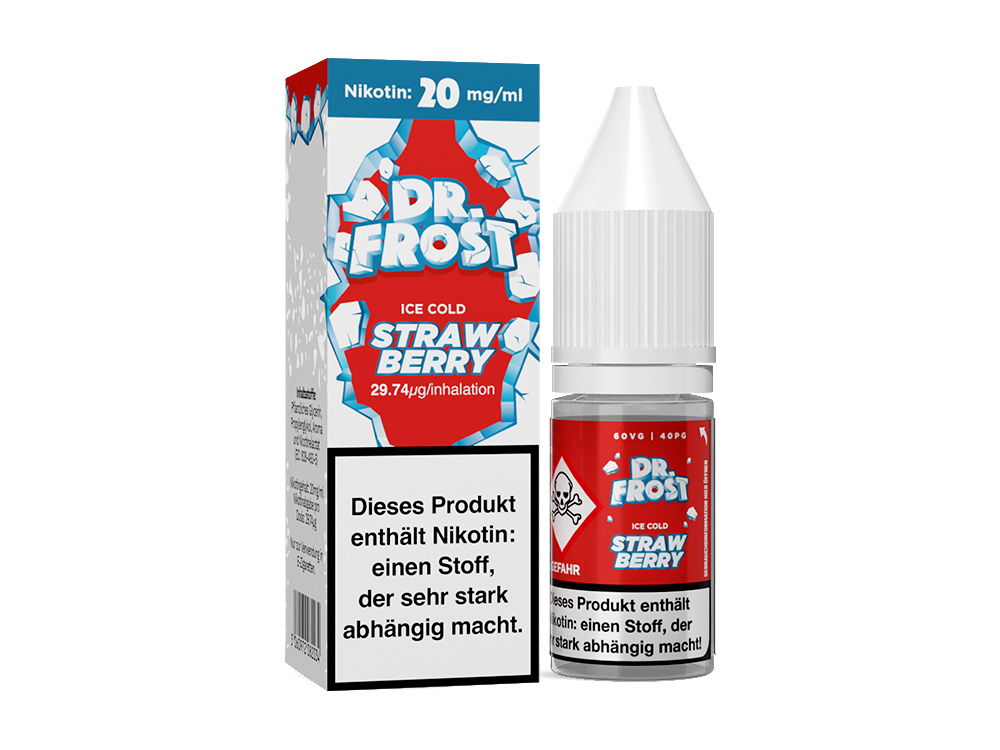 Dr. Frost - Ice Cold - Nikotinsalz Liquid - Strawberry - 20 mg/ml