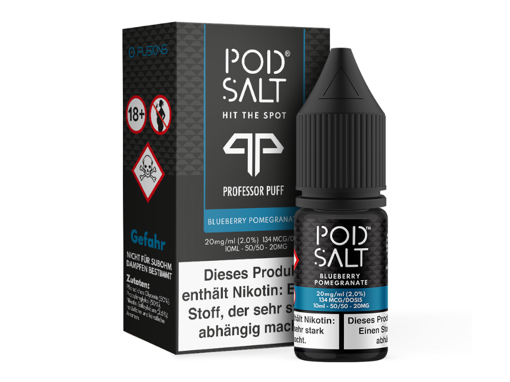 Pod Salt Fusion - Blueberry Pomegranate - Nikotinsalz Liquid - 20 mg/ml