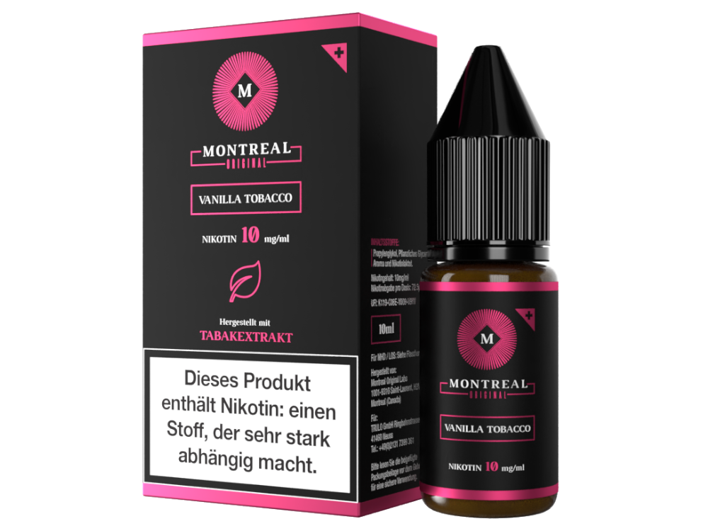 Montreal Original - Nikotinsalz Liquid - Vanilla Tobacco