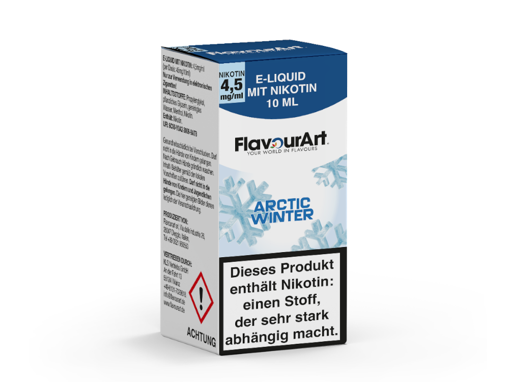 FlavourArt - E-Zigaretten Liquid - Arctic Winter - 4,5 mg/ml