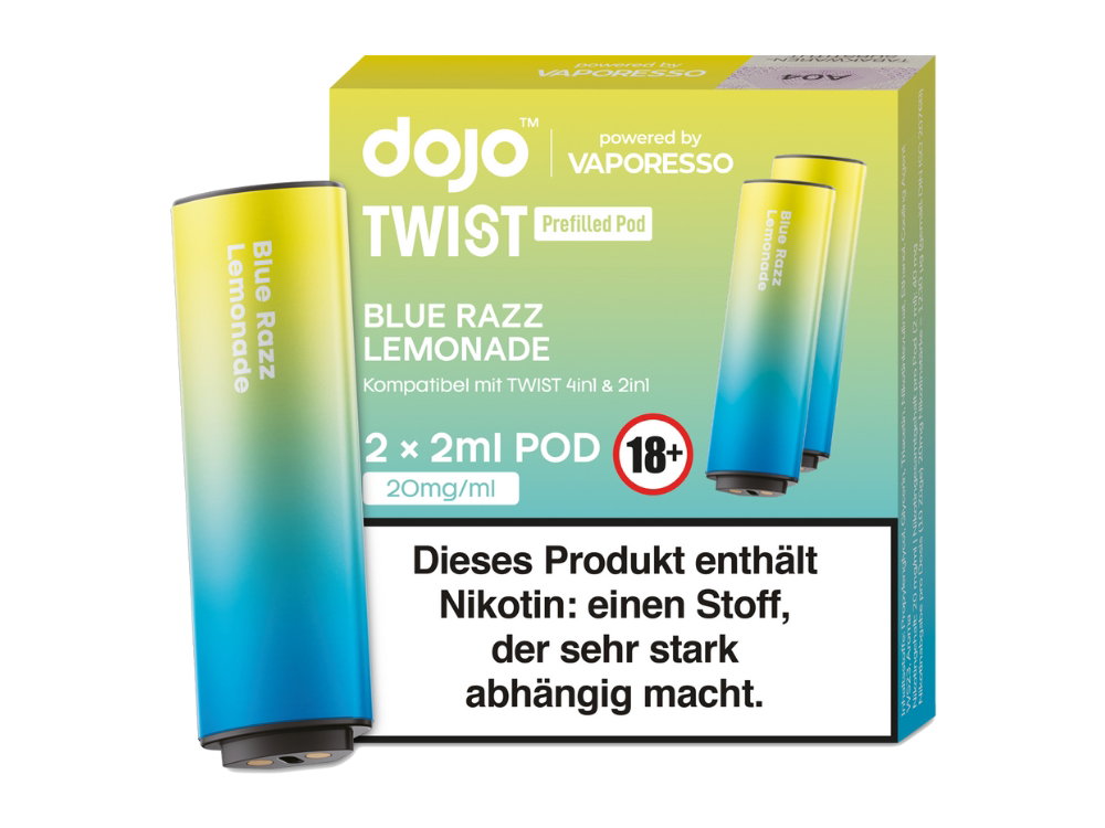 Vaporesso - Dojo - Twist Pod 20 mg/ml - Prefilled - Blue Razz Lemonade