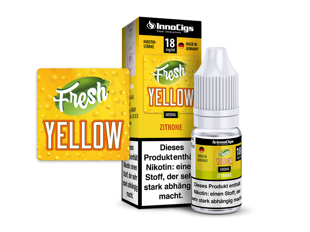 Fresh Yellow Zitrone Aroma - Liquid für E-Zigaretten - 3 mg/ml