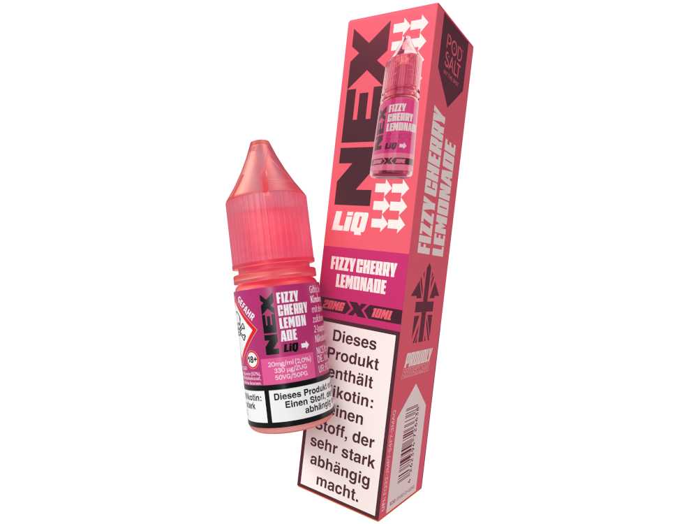 Pod Salt - NexLiq - Nikotinsalz Liquid - Fizzy Cherry Lemonade - 20 mg/ml