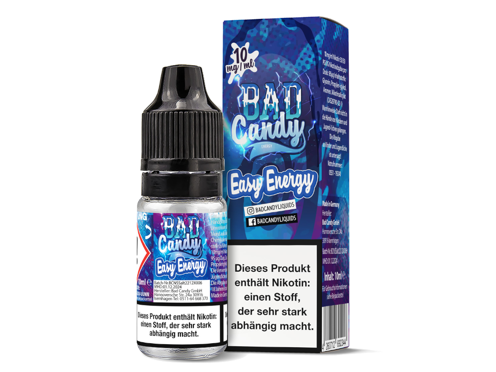 Bad Candy Liquids - Easy Energy - Nikotinsalz Liquid - 10 mg/ml