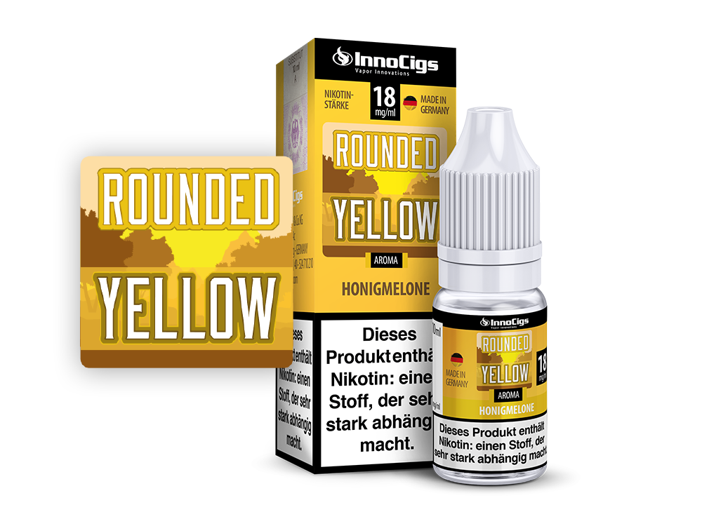 Rounded Yellow Honigmelonen Aroma - Liquid für E-Zigaretten - 18 mg/ml