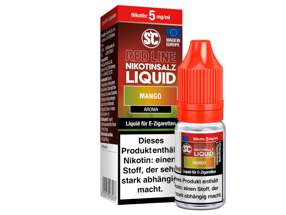 SC - Red Line - Mango - Nikotinsalz Liquid - 5 mg/ml