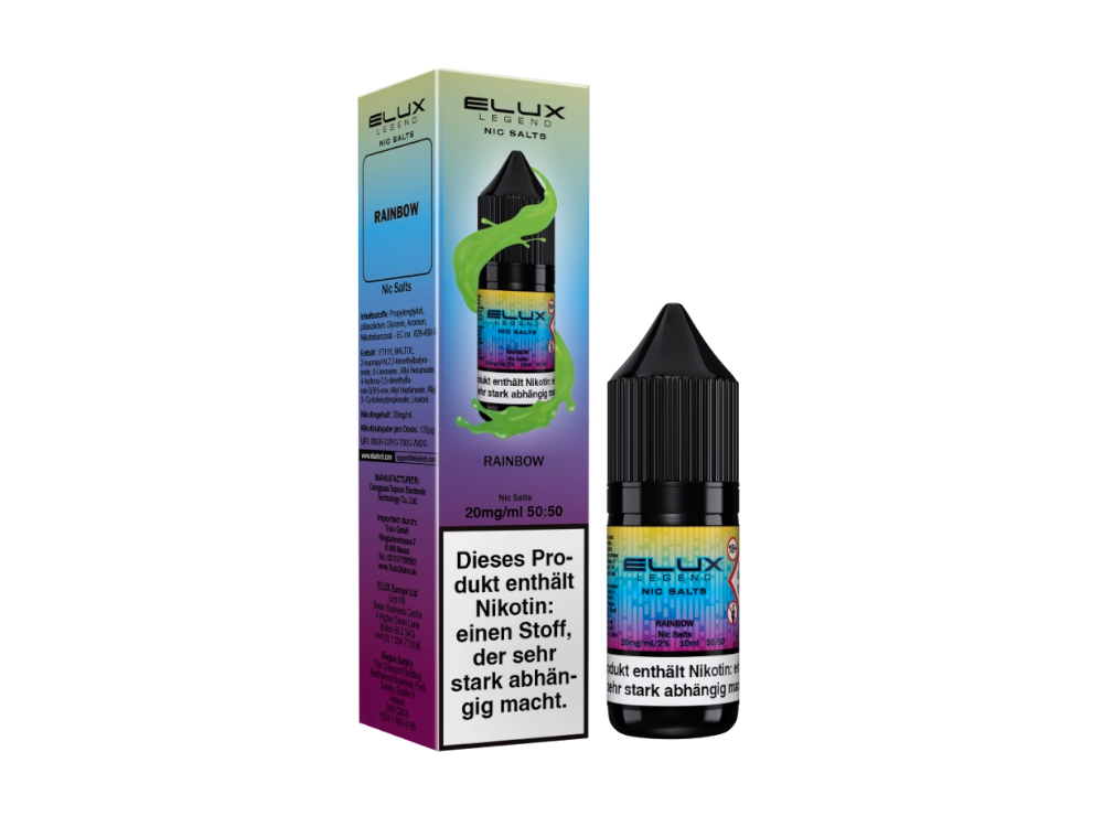 Elux - Nikotinsalz Liquid - Rainbow