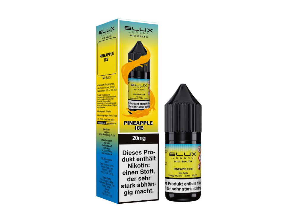 Elux - Nikotinsalz Liquid - Pineapple Ice - 20 mg/ml