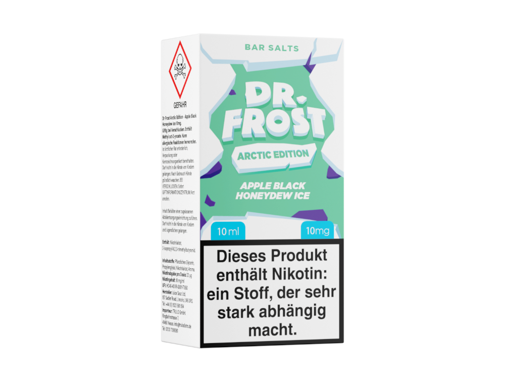 Dr. Frost - Arctic Edition - Nikotinsalz Liquid - Apple Black Honeydew Ice - 10 mg/ml