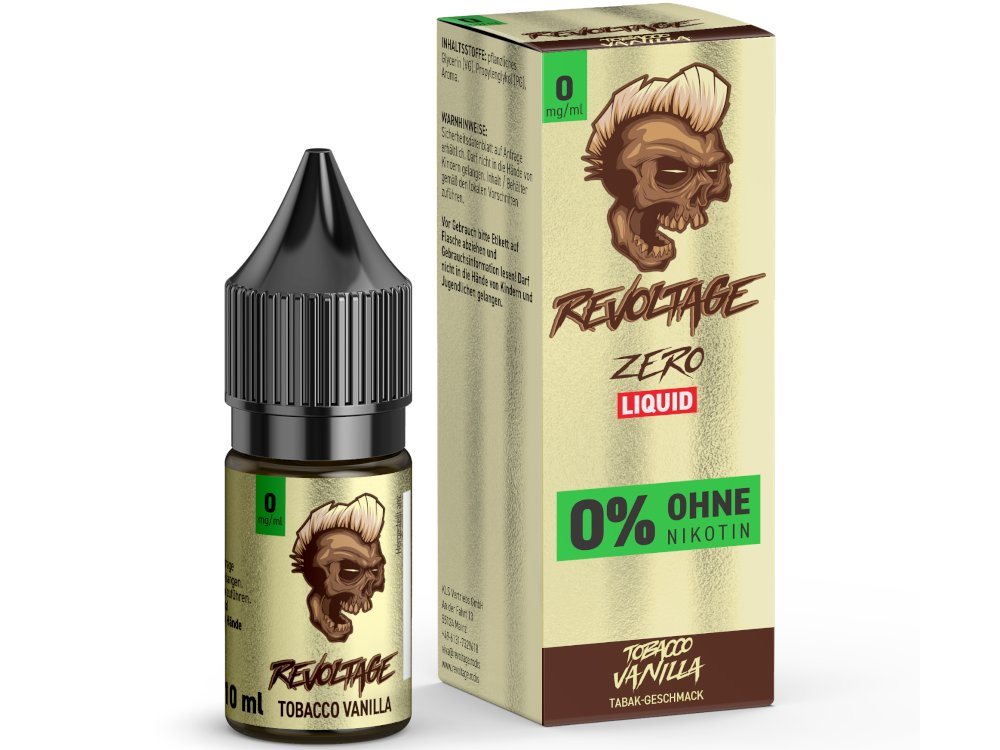 Revoltage - Hybrid Nikotinsalz Liquid - Tobacco Vanilla - 0 mg/ml