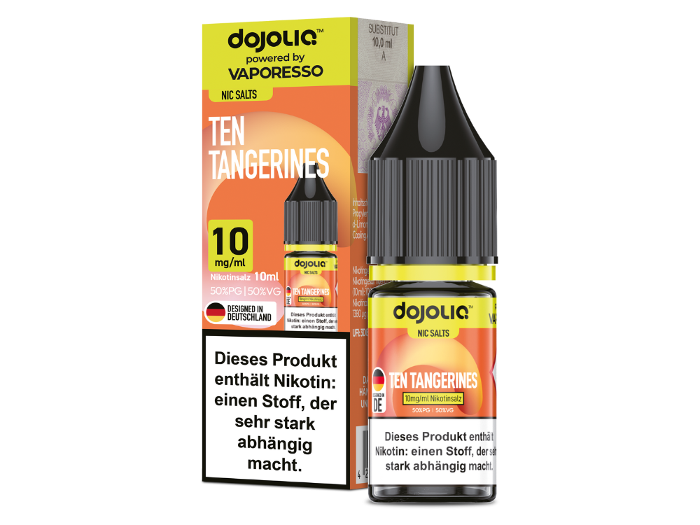 Dojoliq - Nikotinsalz Liquid  - Ten Tangerines