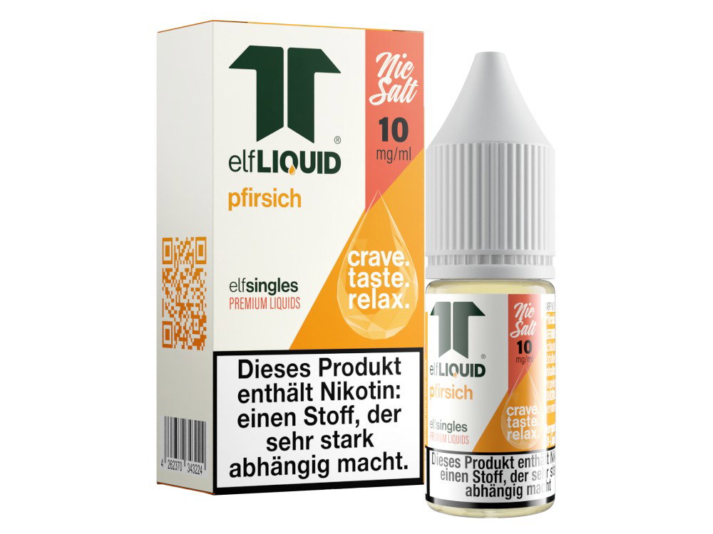 Elf-Liquid - Single - Nikotinsalz Liquid - Pfirsich - 10 mg/ml