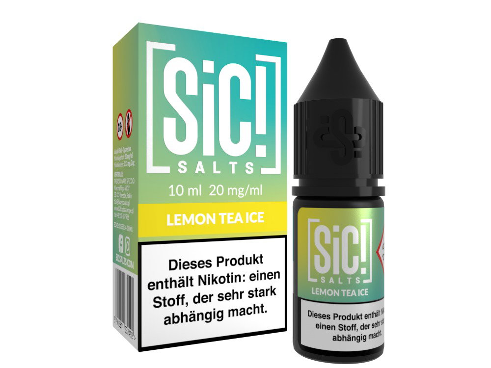 SiC! Salts - Nikotinsalz Liquid - Lemon Tea Ice - 20 mg/ml