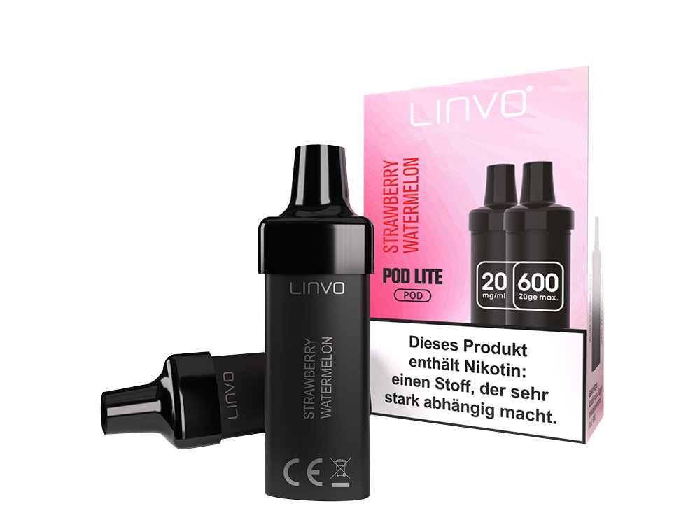 Linvo - Pod Lite Cartridge - Prefilled - Strawberry Watermelon - 20 mg/ml
