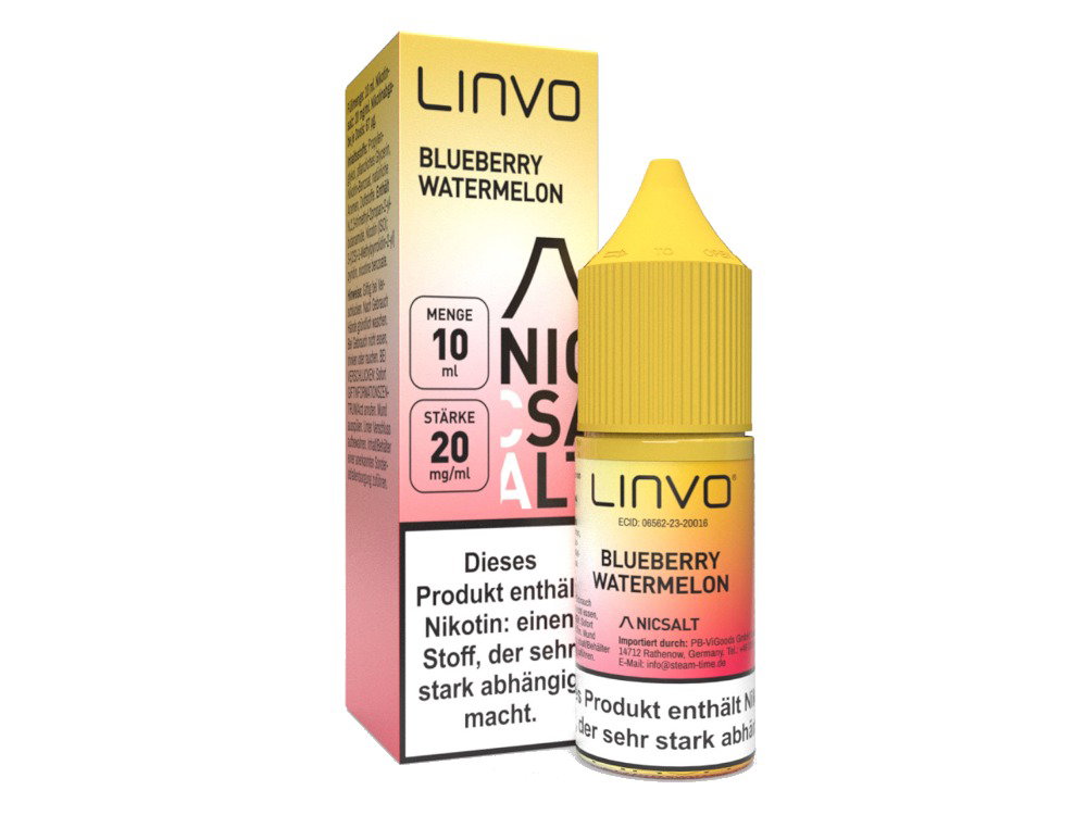 Linvo - Nikotinsalz Liquid - Blueberry Watermelon - 20 mg/ml