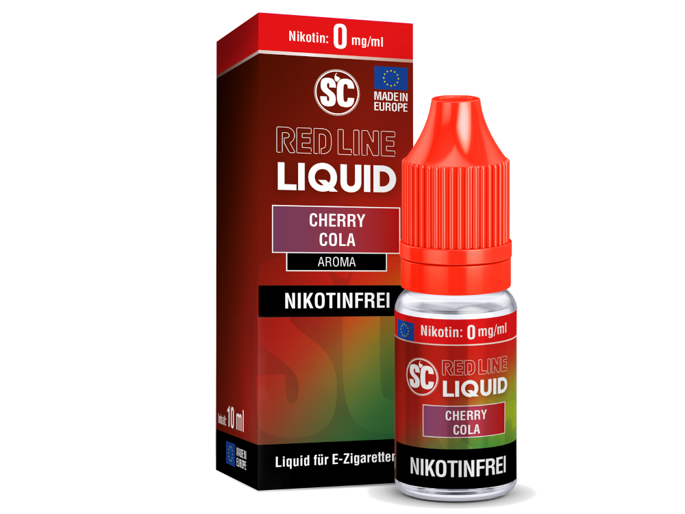 SC - Red Line - Cherry Cola - Nikotinsalz Liquid - 0 mg/ml