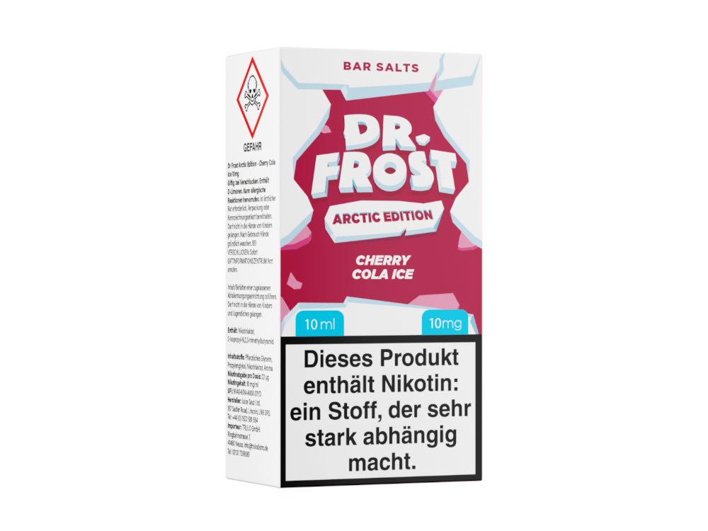 Dr. Frost - Arctic Edition - Nikotinsalz Liquid - Cherry Cola Ice - 10 mg/ml