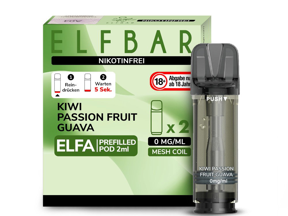 Elfbar Elfa Pod 20 mg/ml - Prefilled - Kiwi Passion Fruit Guava