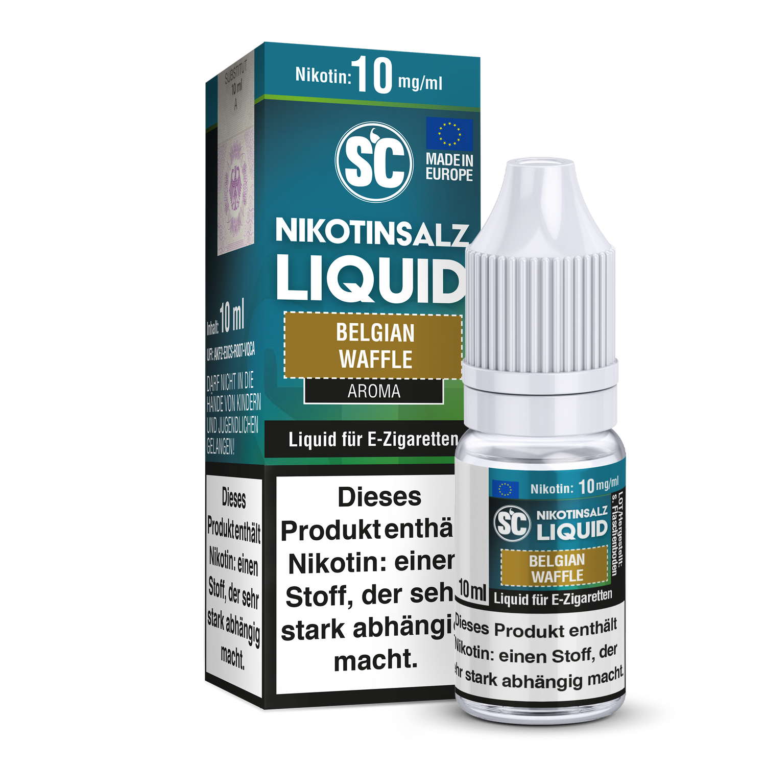 SC - Belgian Waffle - Nikotinsalz Liquid - 10 mg/ml