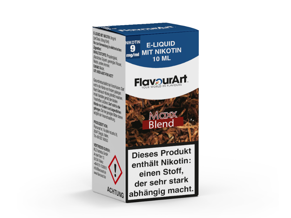 FlavourArt - E-Zigaretten Liquid - Maxx-Blend - 9 mg/ml