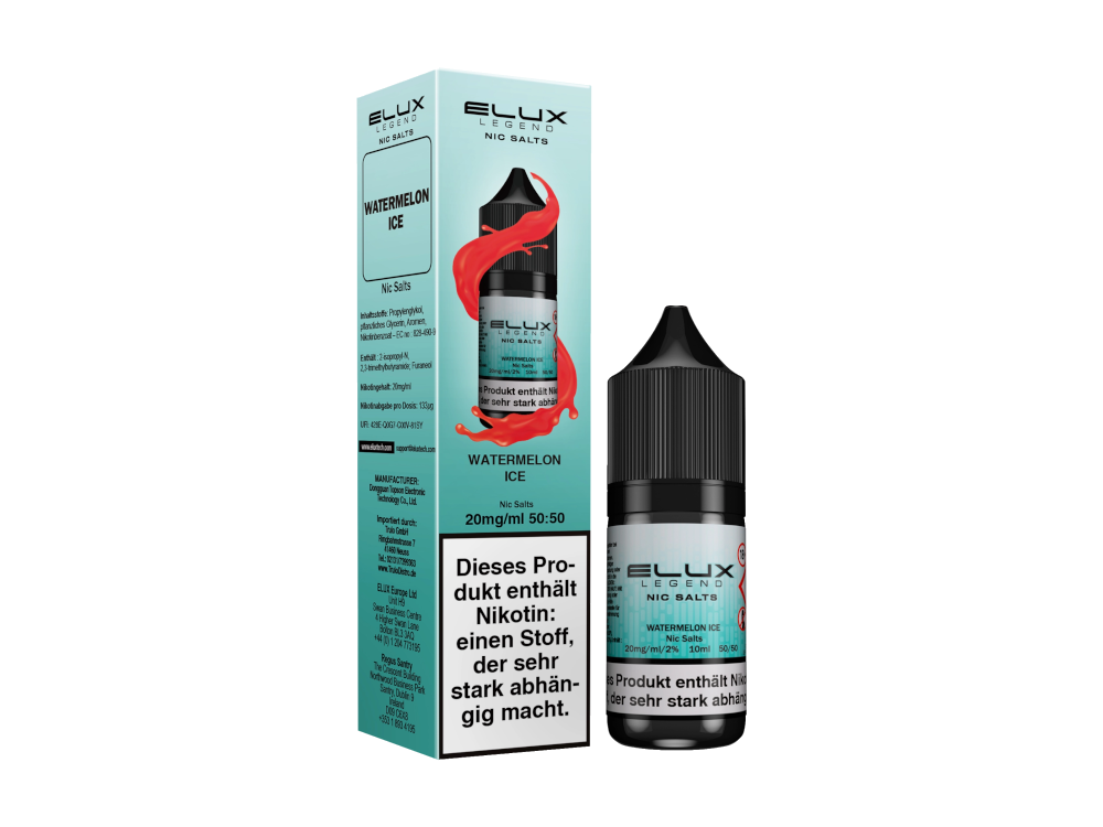 Elux - Nikotinsalz Liquid - Watermelon Ice