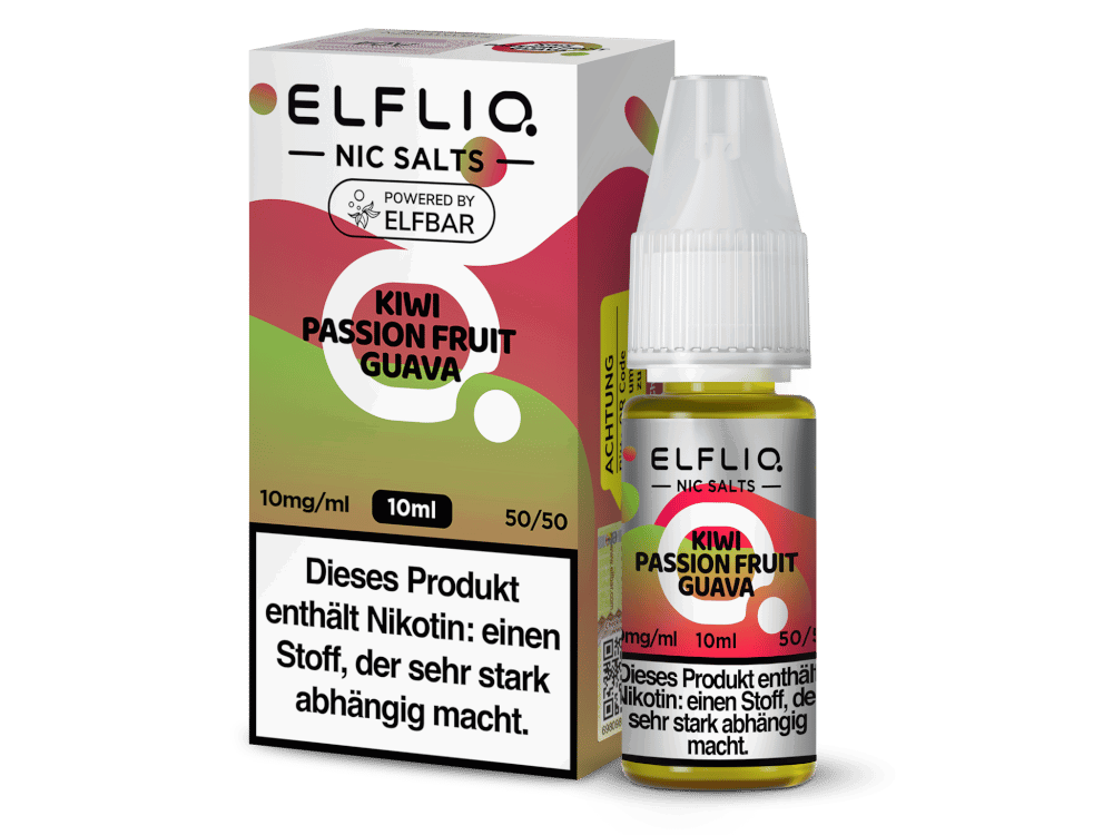 ELFLIQ - Kiwi Passion Fruit Guava - Nikotinsalz Liquid 10 mg/ml