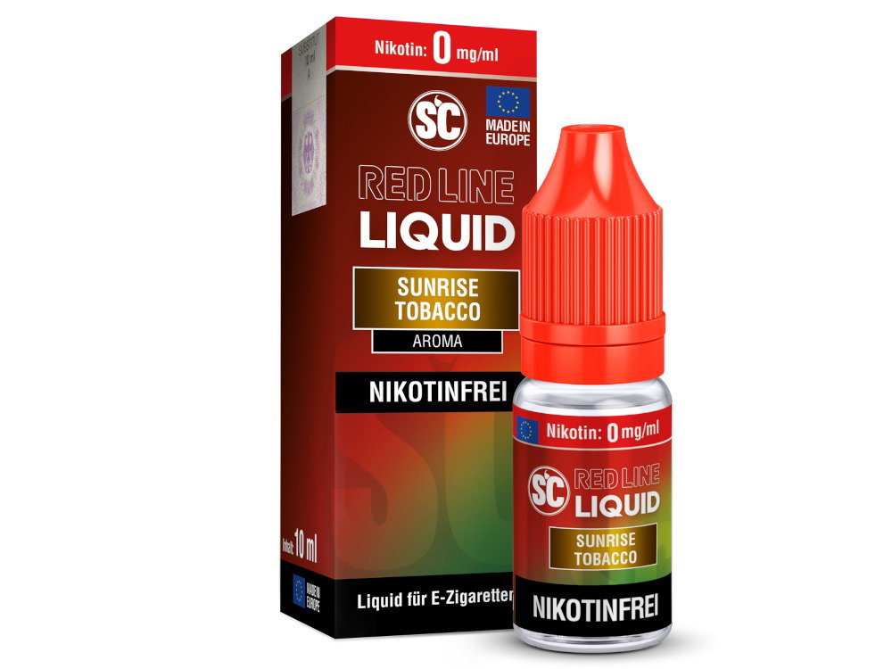 SC - Red Line - Sunrise Tobacco - Nikotinsalz Liquid - 0 mg/ml