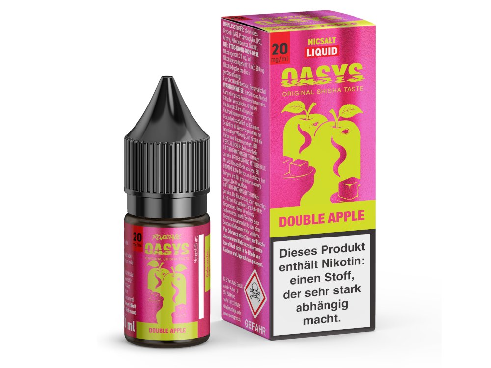 Revoltage OASYS - Hybrid Nikotinsalz Liquid - Double Apple - 20 mg/ml