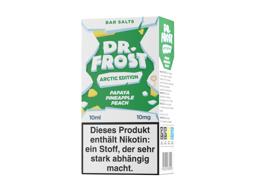 Dr. Frost - Arctic Edition - Nikotinsalz Liquid - Papaya Pineapple Peach - 10 mg/ml