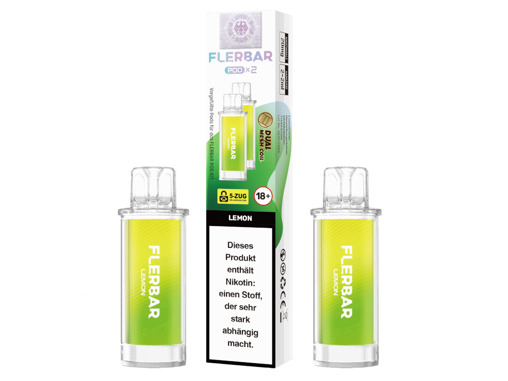 Flerbar - POD Lemon 20 mg/ml (2 Stück pro Packung) 10er Packung