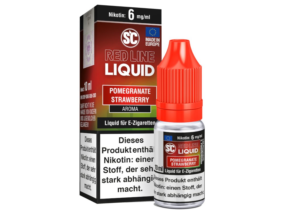 SC - Red Line Nikotin - Pomegranate Strawberry - 6 mg/ml