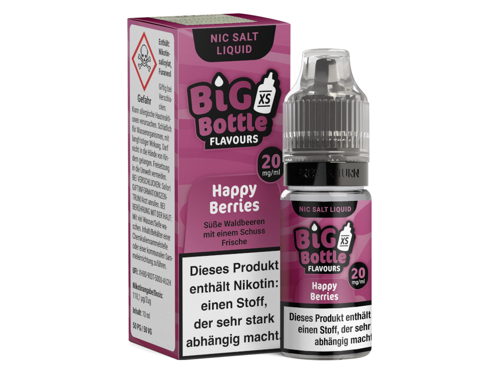 Big Bottle - Happy Berries - Nikotinsalz Liquid - 20 mg/ml