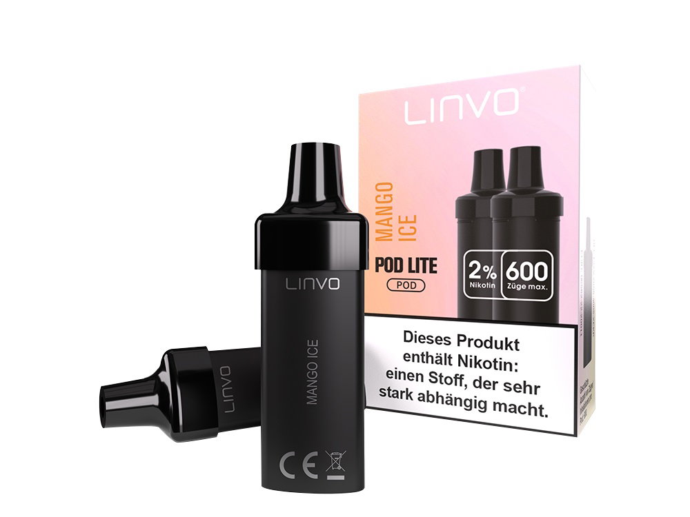 Linvo - Pod Lite Cartridge - Prefilled - Mango Ice - 20 mg/ml