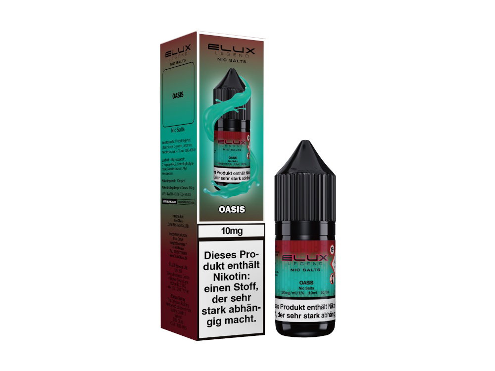 Elux - Nikotinsalz Liquid - Oasis - 10 mg/ml
