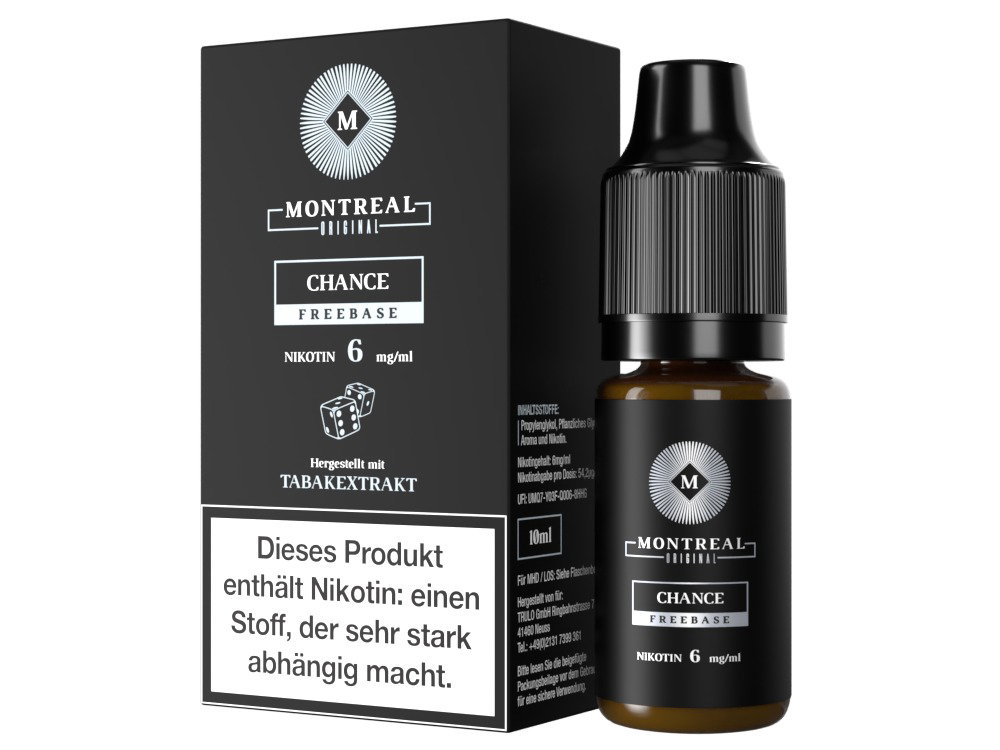 Montreal Original - E-Zigaretten Liquid - Chance - 6 mg/ml