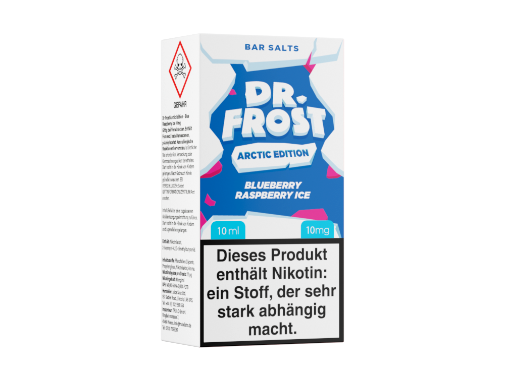 Dr. Frost - Arctic Edition - Nikotinsalz Liquid - Blueberry Raspberry Ice - 10 mg/ml