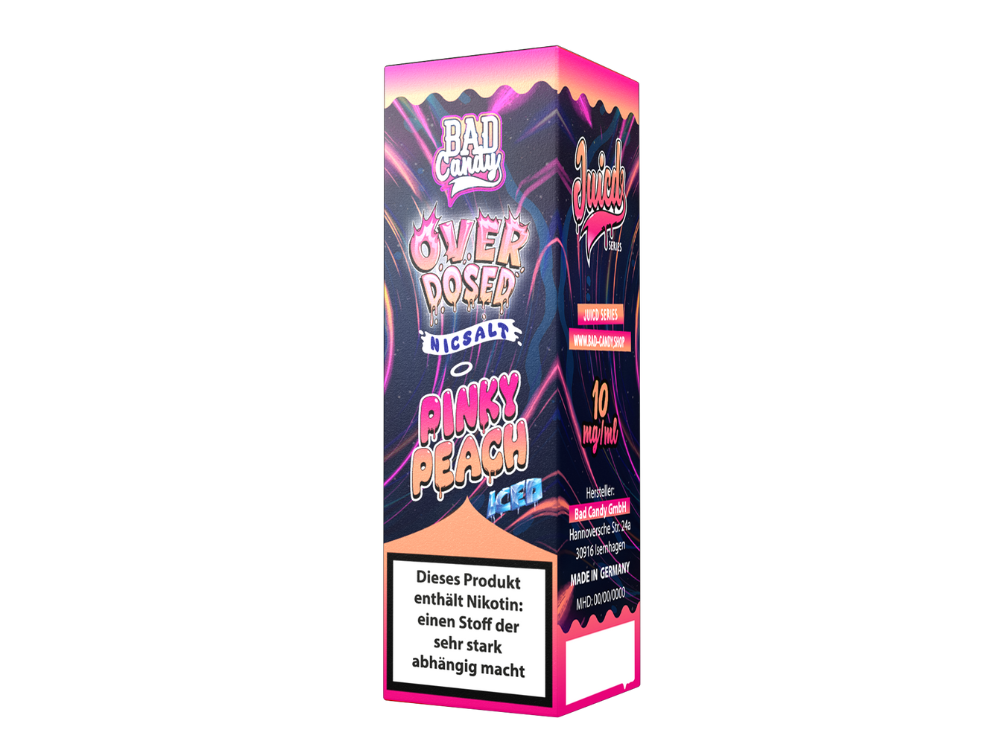 Bad Candy Liquids - Juicd - Nikotinsalz Liquid - Pinky Peach - 10 mg/ml