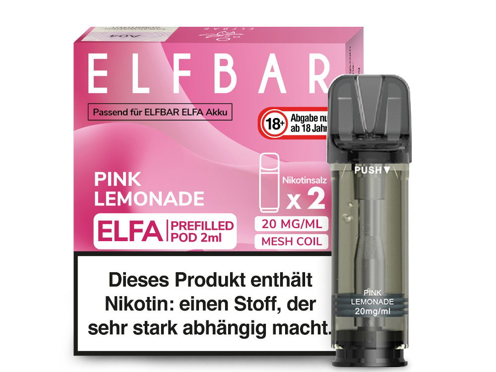Elfbar Elfa Pod 20 mg/ml - Prefilled - Pink Lemonade