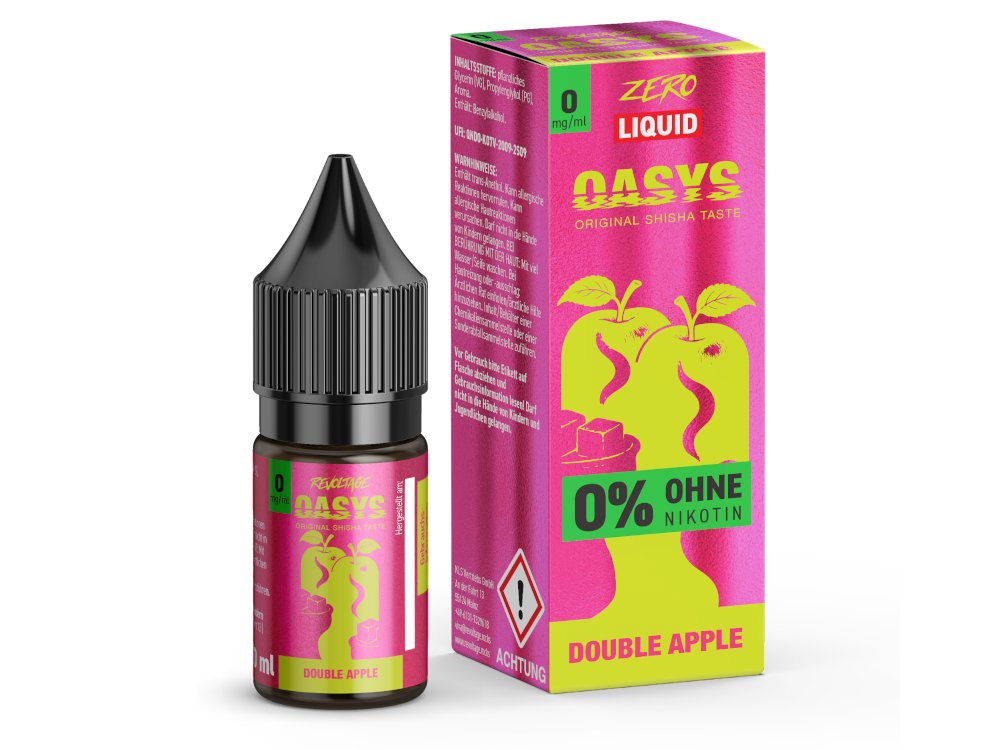 Revoltage OASYS - Hybrid Nikotinsalz Liquid - Double Apple - 0 mg/ml