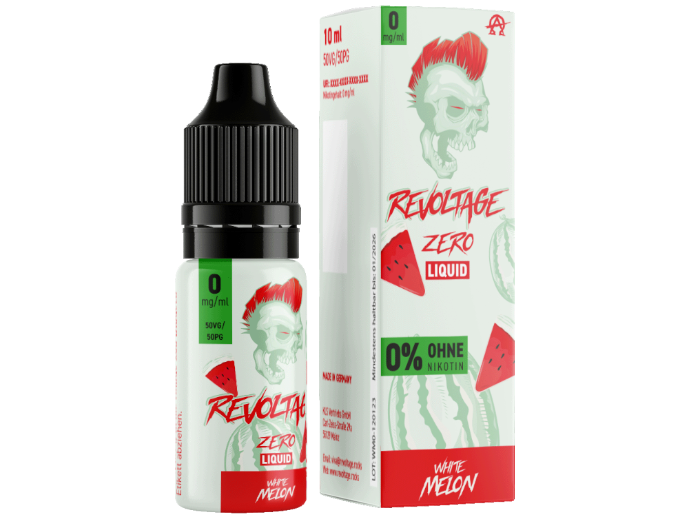 Revoltage - Tobacco Gold - Hybrid Nikotinsalz Liquid - White Melon - 0 mg/ml