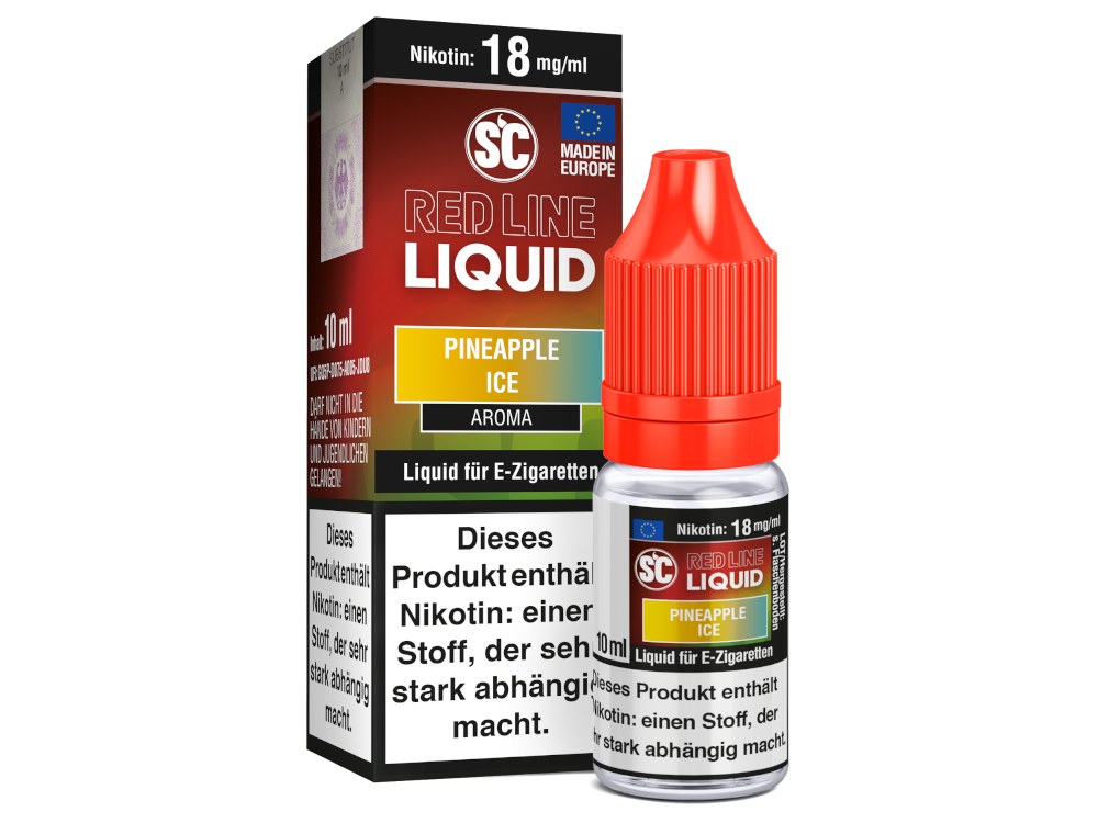 SC - Red Line Nikotin - Pineapple Ice - 18 mg/ml