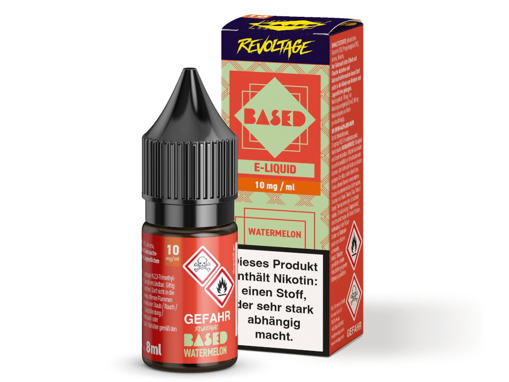Revoltage - BASED - Hybrid Nikotinsalz Liquid - Watermelon - 10 mg/ml