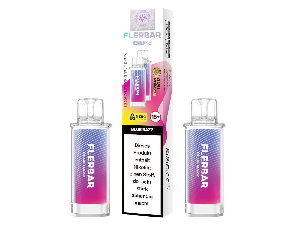 Flerbar - POD - Prefilled - Blue Razz