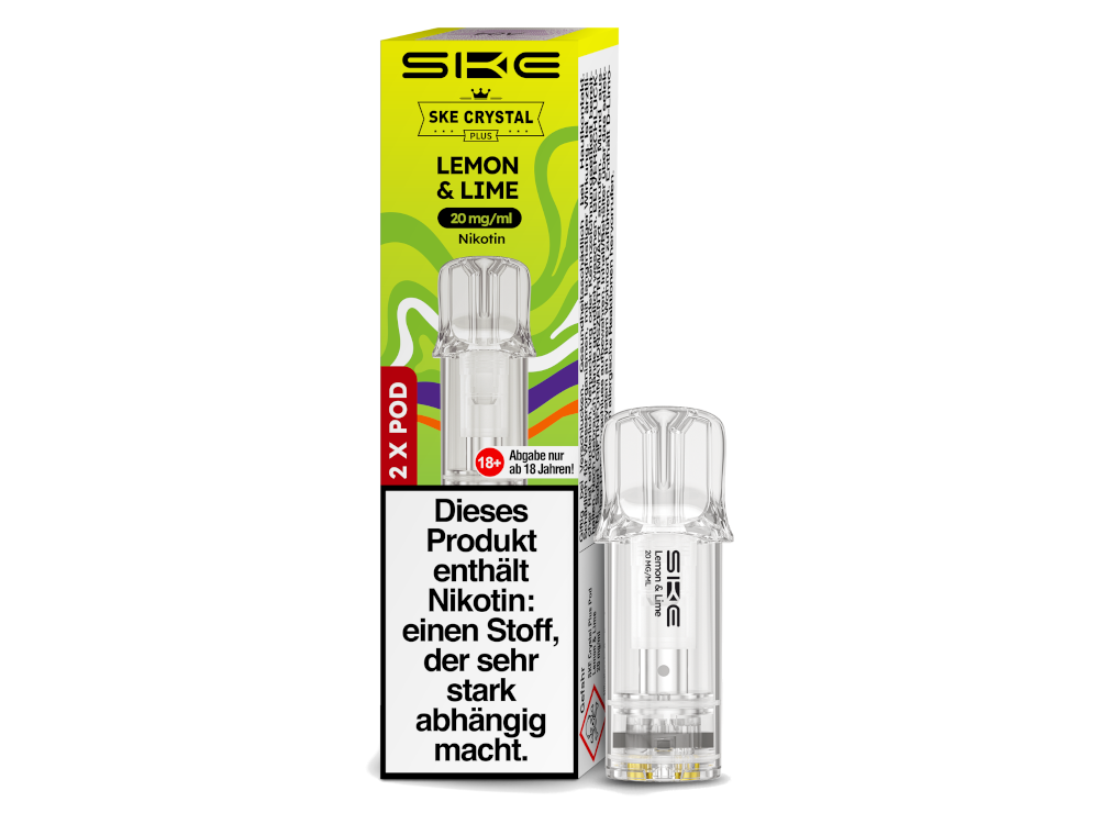 SKE - Crystal Plus Pod Blueberry Cherry Blackberry 20 mg/ml (2 Stück pro Packung)