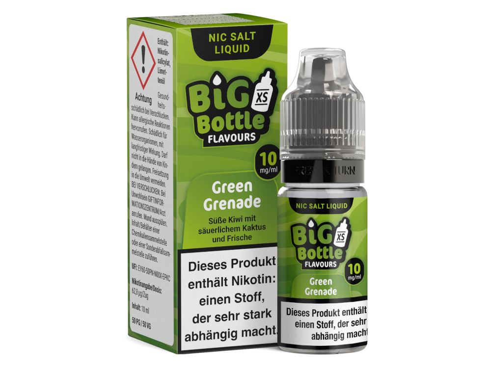 Big Bottle - Green Grenade - Nikotinsalz Liquid - 10 mg/ml