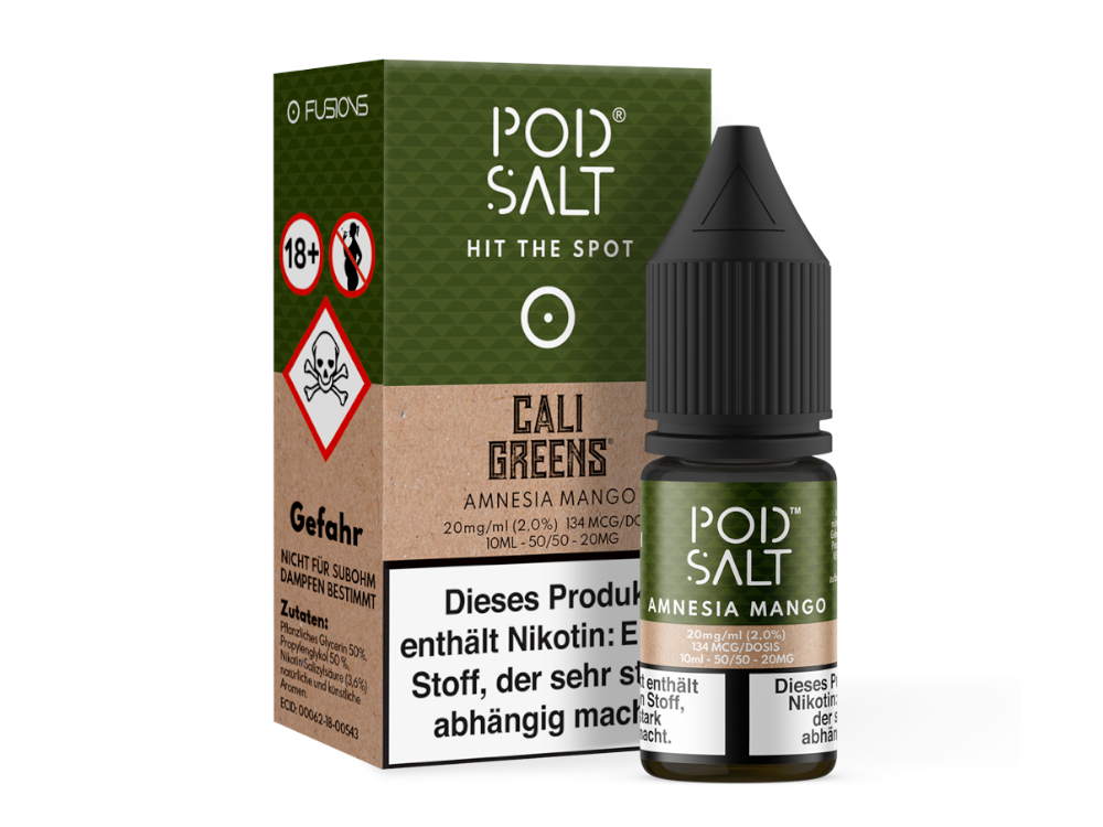 Pod Salt Fusion - Amnesia Mango - Nikotinsalz Liquid - 20 mg/ml