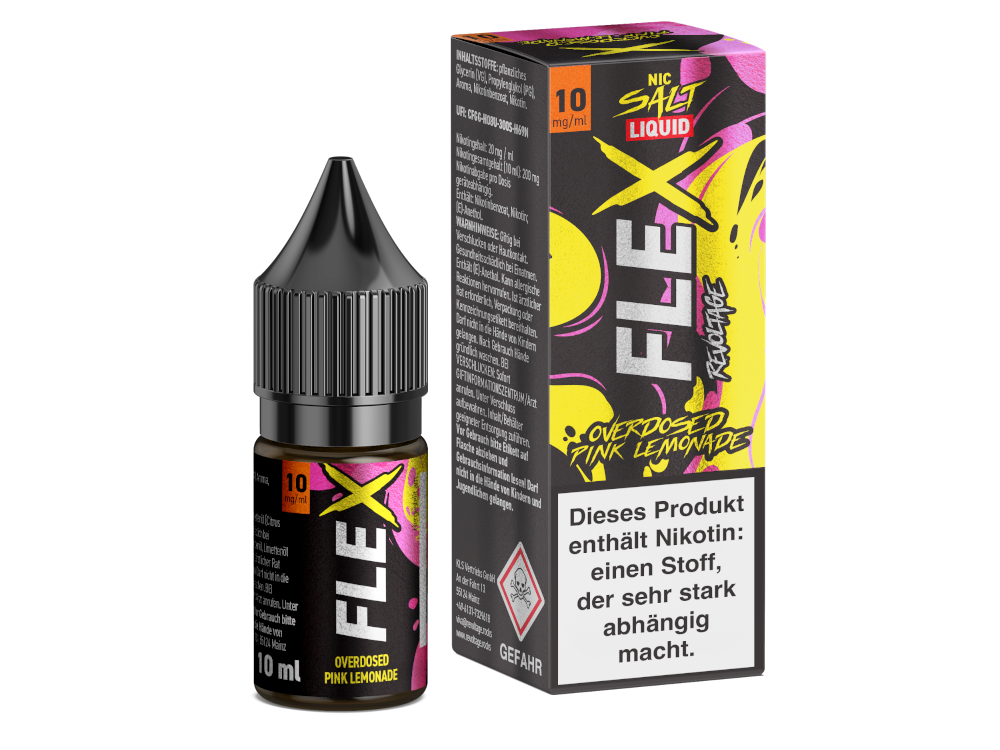 Revoltage - FLEX Nikotinsalz Liquid - Pink Lemonade - 10 mg/ml
