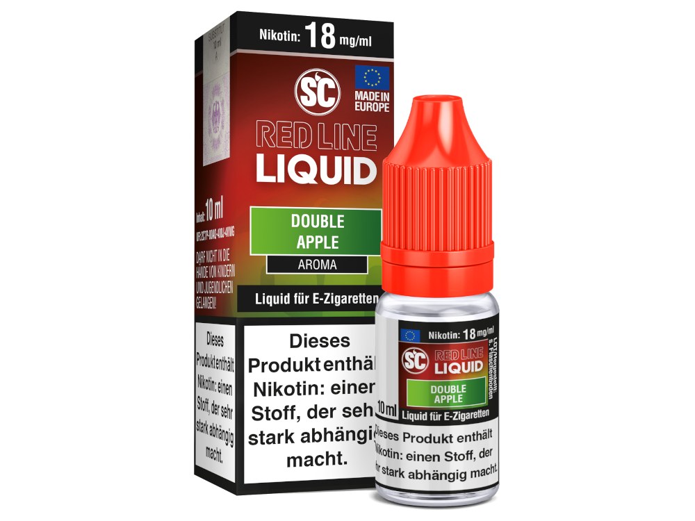 SC - Red Line Nikotin - Double Apple - 18 mg/ml
