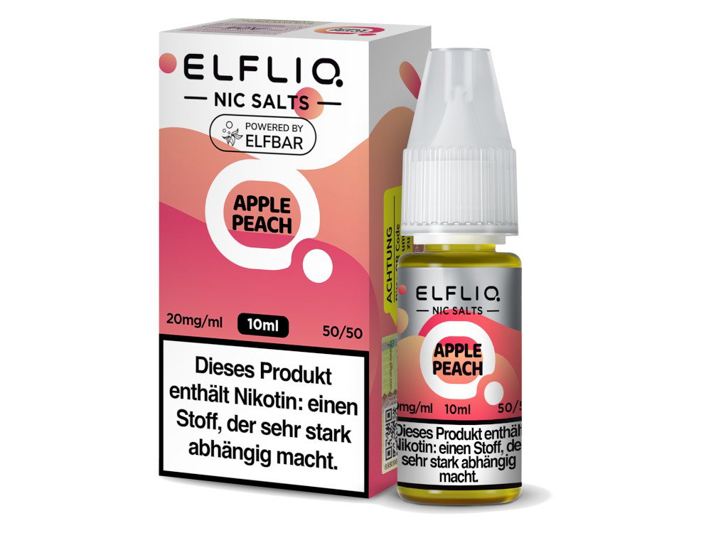 ELFLIQ Apple Peach Nikotinsalz 20 mg ELFLIQ Apple Peach Nikotinsalz 20 mg